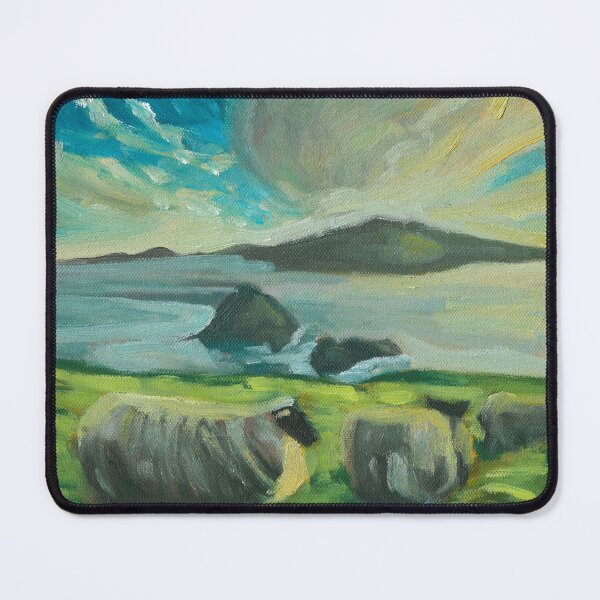 Item preview, Sheep on Irish Coast  designed and sold by McKennaPainting.