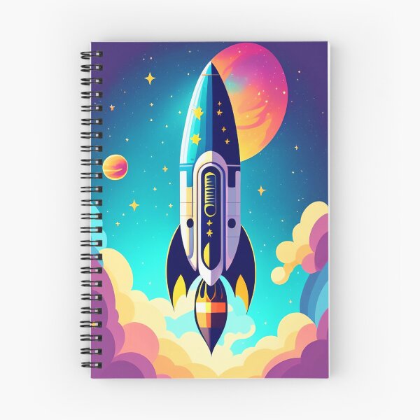 Item preview, A Colorful rocket Abstract Exploration Colorful abstract art illustration 1 designed and sold by vishalraifx.
