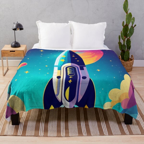 Item preview, A Colorful rocket Abstract Exploration Colorful abstract art illustration 1 designed and sold by vishalraifx.