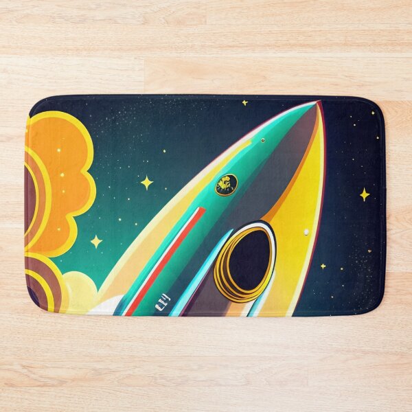 Item preview, A Colorful rocket Abstract Exploration Colorful abstract art illustration 2 designed and sold by vishalraifx.