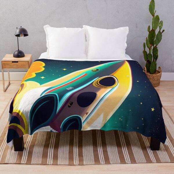 Item preview, A Colorful rocket Abstract Exploration Colorful abstract art illustration 2 designed and sold by vishalraifx.