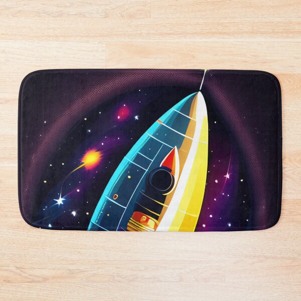 Item preview, A Colorful rocket Abstract Exploration Colorful abstract art illustration 3 designed and sold by vishalraifx.