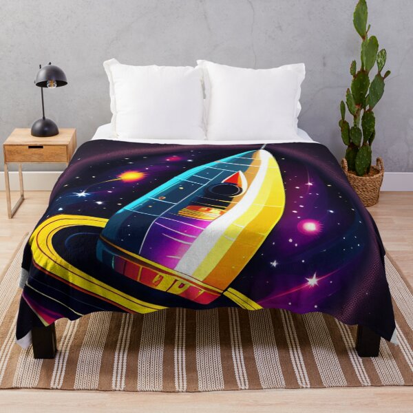 Item preview, A Colorful rocket Abstract Exploration Colorful abstract art illustration 3 designed and sold by vishalraifx.