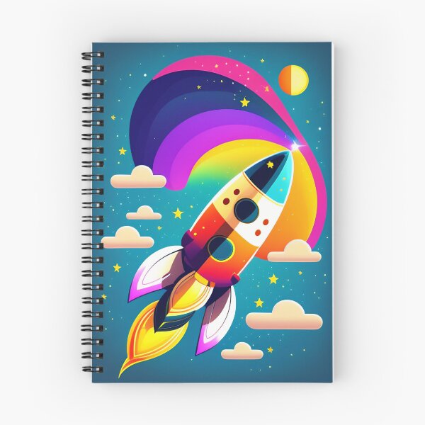 Item preview, A Colorful rocket Abstract Exploration Colorful abstract art illustration 4 designed and sold by vishalraifx.