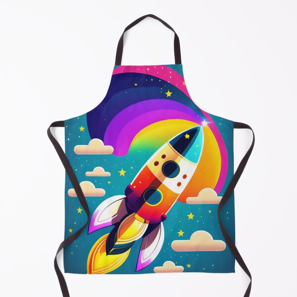 Item preview, A Colorful rocket Abstract Exploration Colorful abstract art illustration 4 designed and sold by vishalraifx.