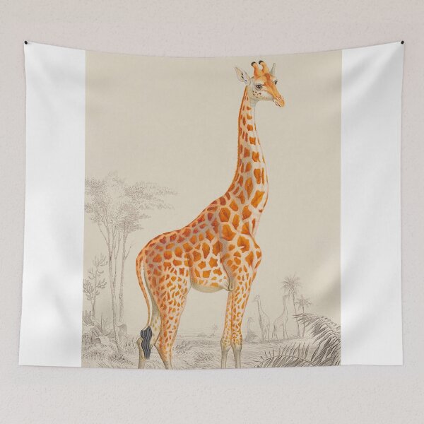 Aperçu de l'œuvre Girafe Vintage créée et vendue par IliaLobell.