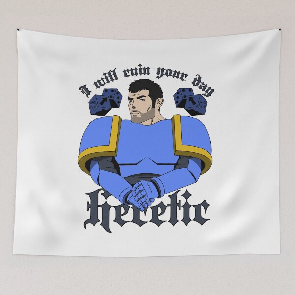 Item preview, I will ruin your day Heretic | funny 40K tabletop illustration designed and sold by ProdbyNiECO.