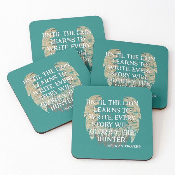 Item preview, African Proverb Shirt  Until The Lion Learns To Write145 designed and sold by AlexNienow.