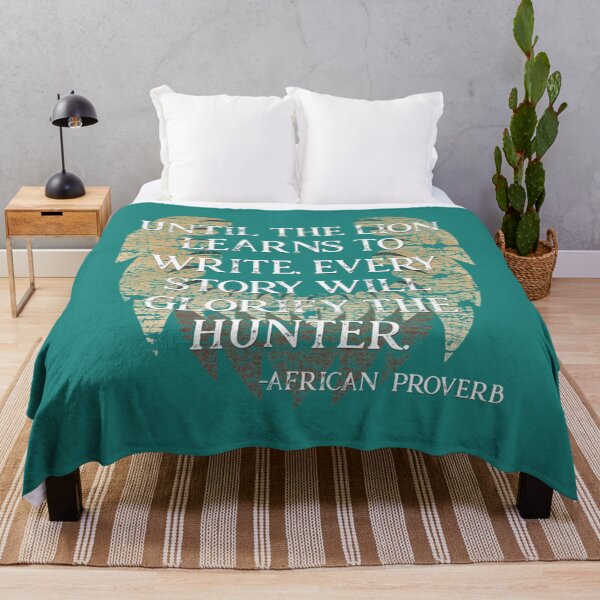 Item preview, African Proverb Shirt  Until The Lion Learns To Write145 designed and sold by AlexNienow.