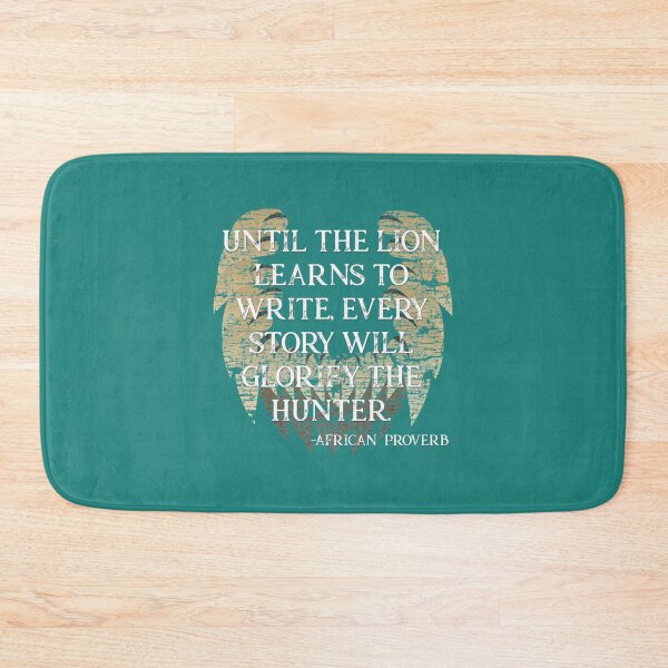 Item preview, African Proverb Shirt  Until The Lion Learns To Write145 designed and sold by AlexNienow.