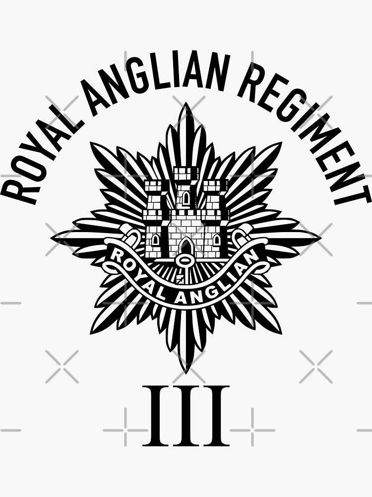 "3rd Battalion Royal Anglian Regiment" Sticker for Sale by StrongVlad