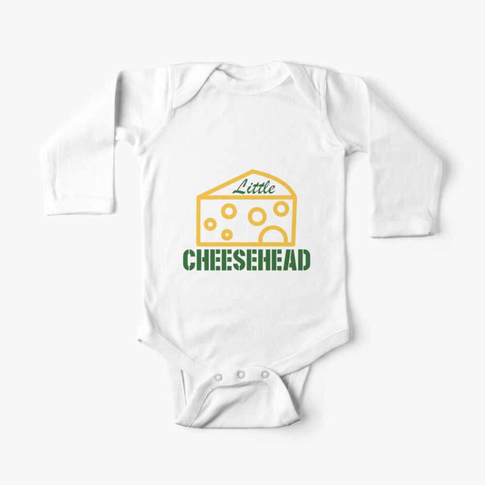 Mini Cheesehead One Peice Bodysuit Green Bay Football Jersey 