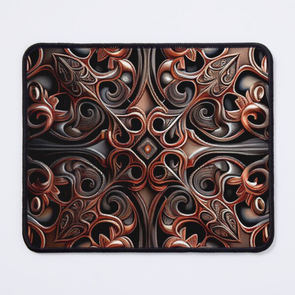 Item preview, Clay Extreme Dramatic Elegant Dark New Mediterranean Pattern Digital Painting designed and sold by CodeAndColors.