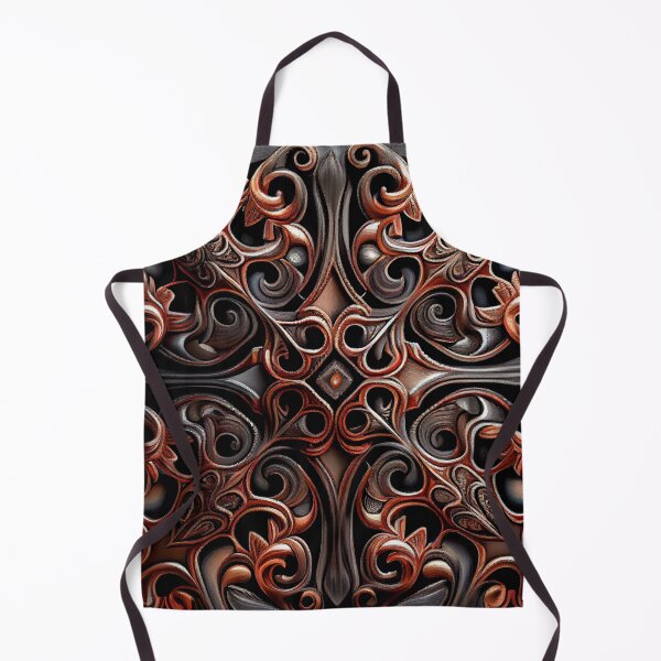 Item preview, Clay Extreme Dramatic Elegant Dark New Mediterranean Pattern Digital Painting designed and sold by CodeAndColors.