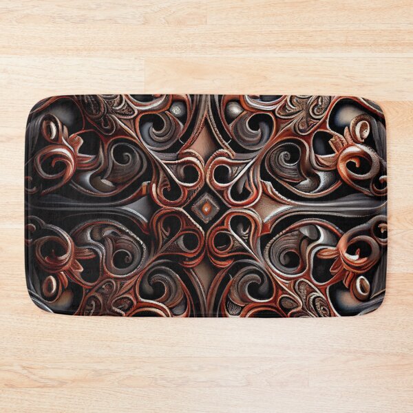 Item preview, Clay Extreme Dramatic Elegant Dark New Mediterranean Pattern Digital Painting designed and sold by CodeAndColors.