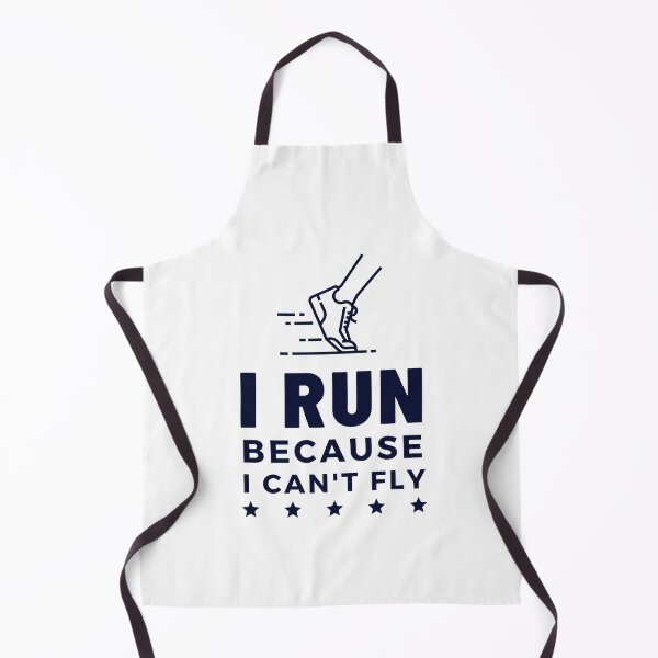 Item preview, I Run, Because I Can't Fly designed and sold by MotivateToLife.