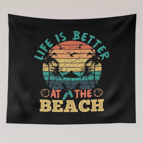 Item preview, Life is better at the beach designed and sold by GangBangGang.