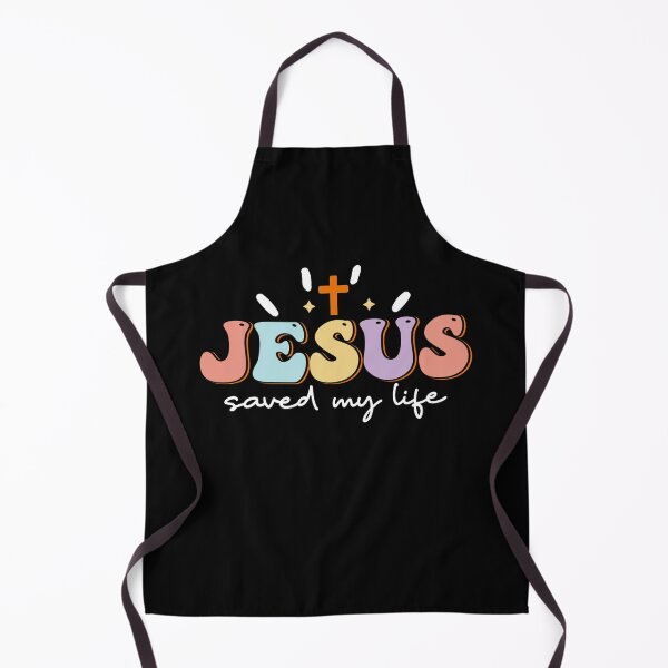 Item preview, JESUS SAVED MY LIFE - retro christian quote designed and sold by KatisDesign.