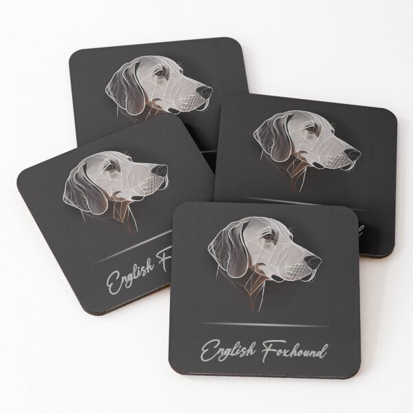 Item preview, English Foxhound Portrait designed and sold by Best-Breeds.