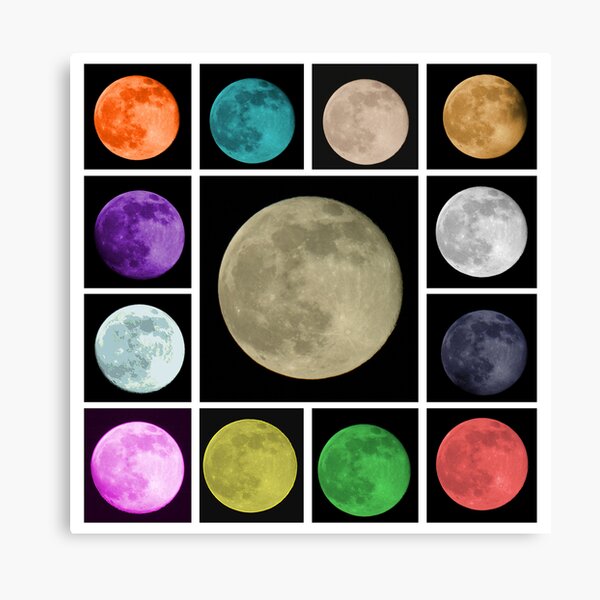 colors of the moon poster