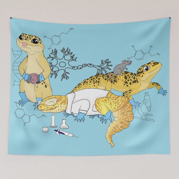Item preview, Goofy Science Research Leopard Geckos designed and sold by Gecko Gifts and Goodies.