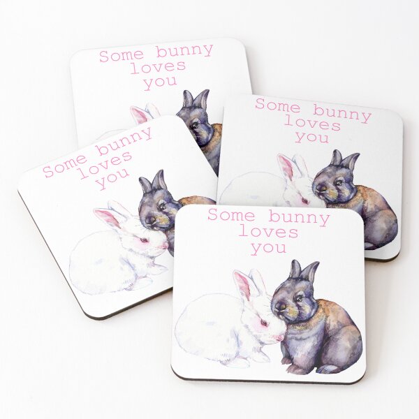 Item preview, Some Bunny Loves You Valentine's Day designed and sold by Katariina Purru.
