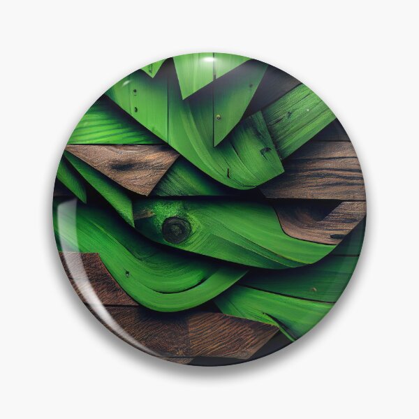 Artikelvorschau, Green Saturated Muted Wood Irregular Industrial Pattern Digital Painting entworfen und verkauft von CodeAndColors.