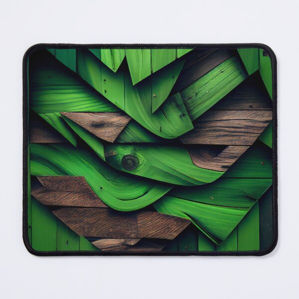 Artikelvorschau, Green Saturated Muted Wood Irregular Industrial Pattern Digital Painting entworfen und verkauft von CodeAndColors.