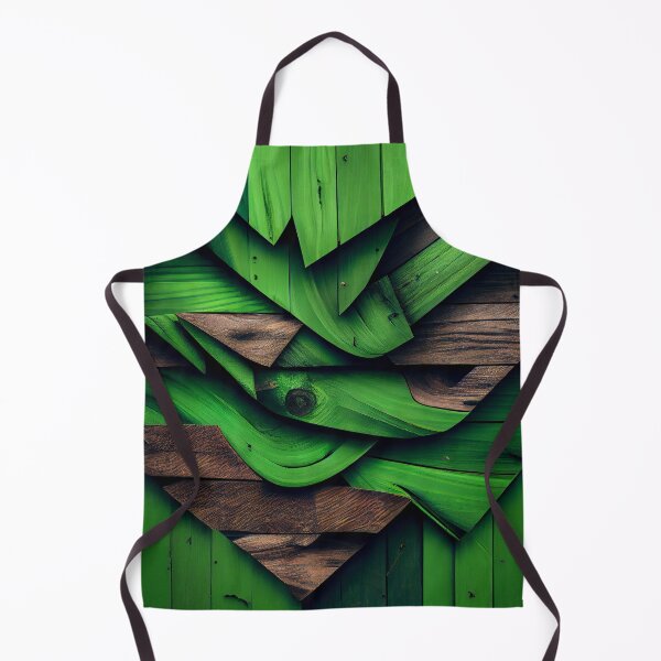 Aperçu de l'œuvre Green Saturated Muted Wood Irregular Industrial Pattern Digital Painting créée et vendue par CodeAndColors.