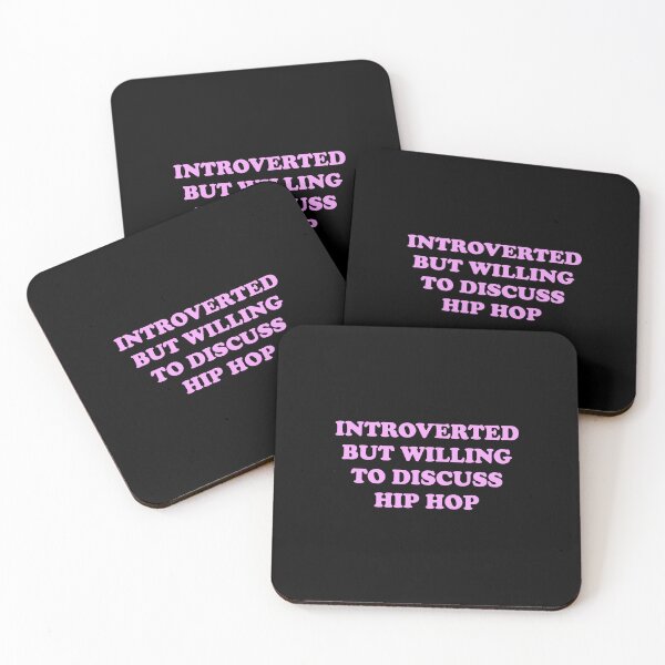 Item preview, Introverted But Willing To Discuss Hip Hop  designed and sold by Inspirationmotivation.