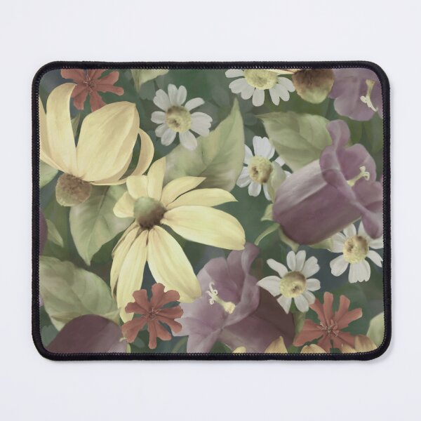 Item preview, Rudbeckia Bellflower In Vintage Color Pattern Design  designed and sold by Tina Veenstra.