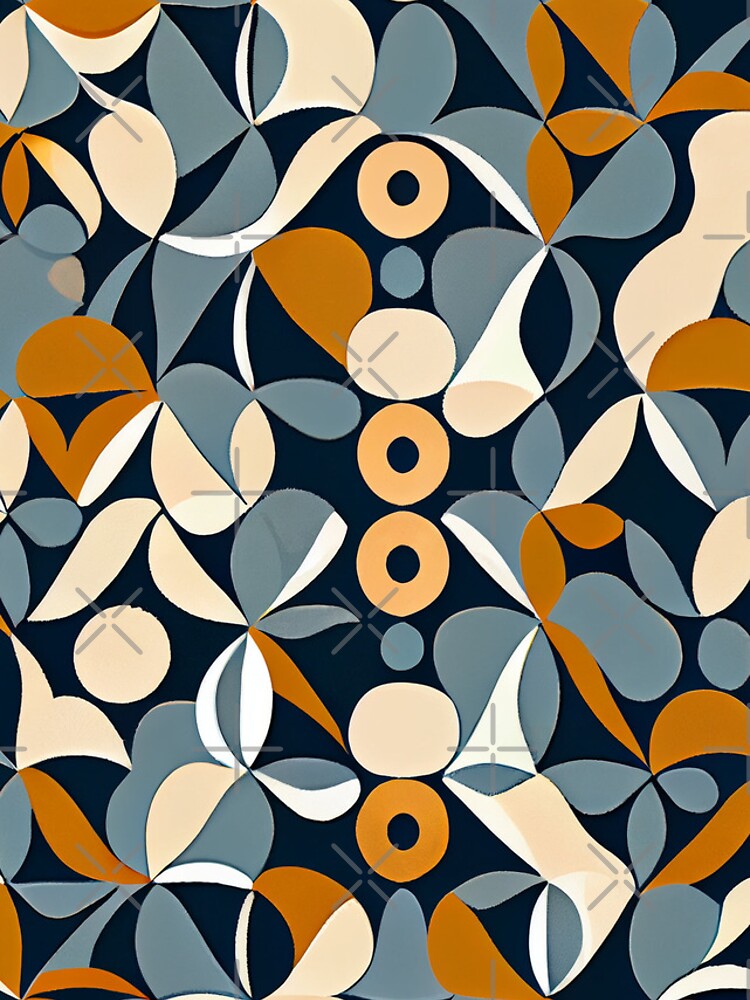 Imagen 4 de 4, Funda de iPhone con la obra Calming Modern Pattern Digital Painting, diseñada y vendida por CodeAndColors.