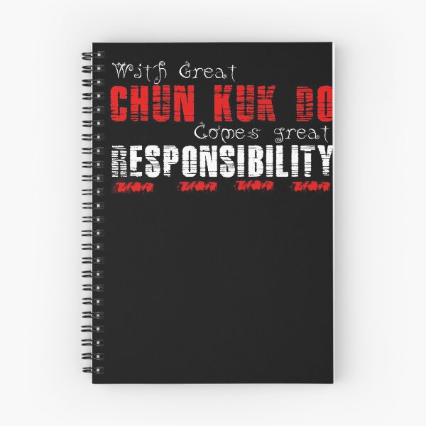Item preview, With great Chun Kuk Do comes great responsibility designed and sold by MartialArtsNerd.