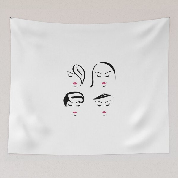 Item preview, Women with different hairstyles  designed and sold by Shawlin Islam.