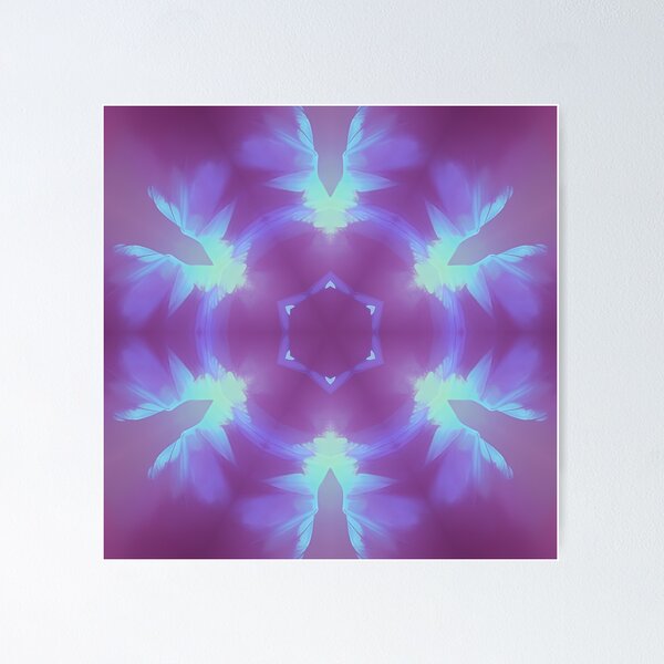 Item preview, Kaleidoscopic Translucent Wings (Teal and Purple) designed and sold by ObsidianDaz.