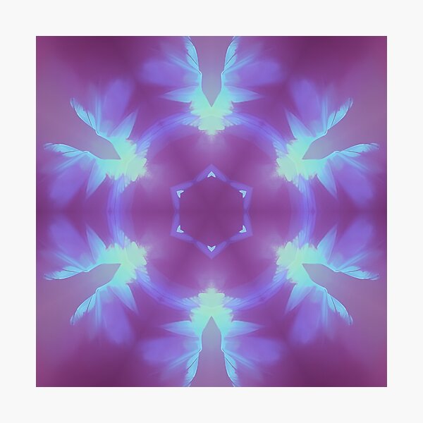 Item preview, Kaleidoscopic Translucent Wings (Teal and Purple) designed and sold by ObsidianDaz.
