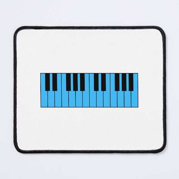 Item preview, Piano keyboard bright blue designed and sold by Inspirationmotivation.