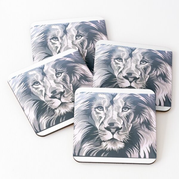 Item preview, African Masai Art Lion  designed and sold by M--Y.