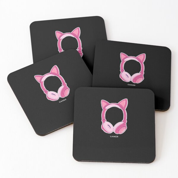 Item preview, Cat ear headphones with gamer font  designed and sold by ColorCube1.