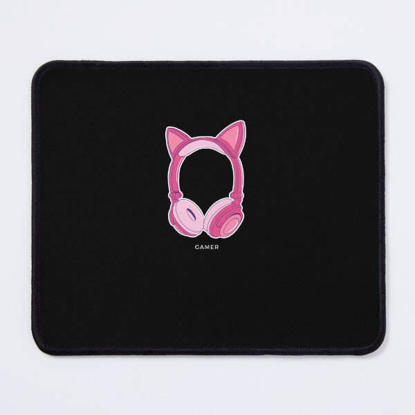 Item preview, Cat ear headphones with gamer font designed and sold by ColorCube1.