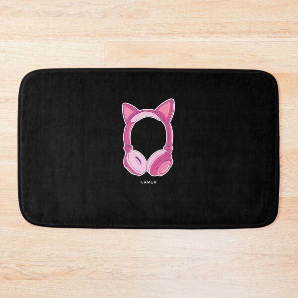 Item preview, Cat ear headphones with gamer font  designed and sold by ColorCube1.