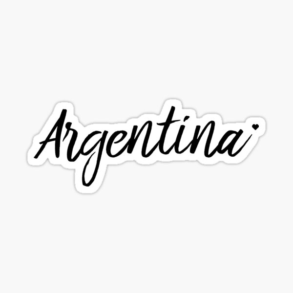 Argentina Stickers Redbubble