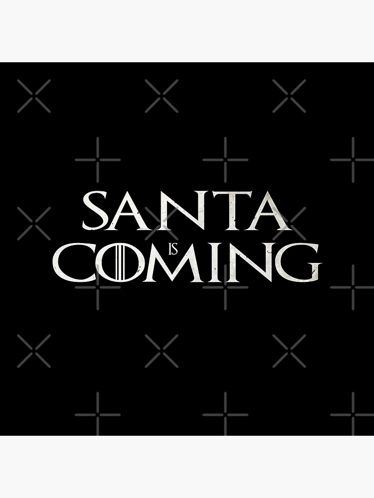 Thumbnail 4 of 4, Pillow, Santa is coming designed and sold by oldtee.