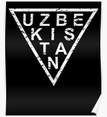 Stylish Uzbekistan Poster