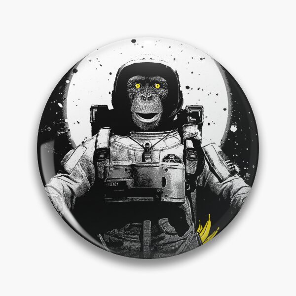 Item preview, Funny Astronaut Monkey designed and sold by SooNS-Studio.