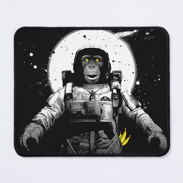 Item preview, Funny Astronaut Monkey designed and sold by SooNS-Studio.