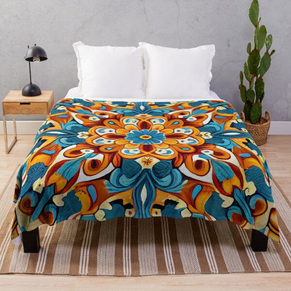 Item preview, Energetic New Mediterranean Pattern Digital Painting designed and sold by CodeAndColors.