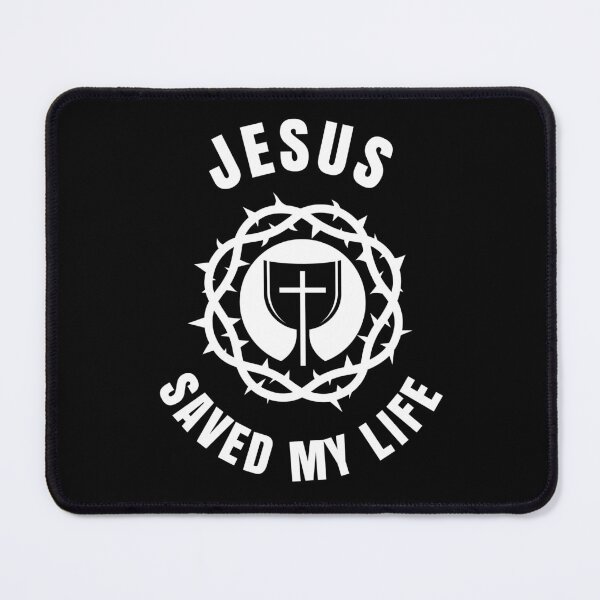 Item preview, JESUS SAVED MY LIFE - christian quote designed and sold by KatisDesign.