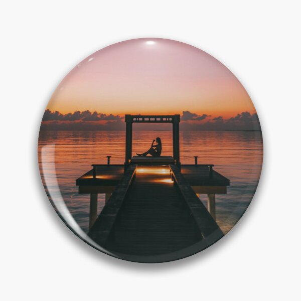 Item preview, Vintage sunset - Visit the Maldives - Pearls of the Indian Ocean designed and sold by Thevulcano.