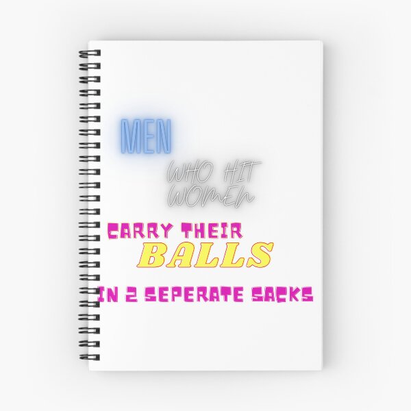 Item preview, Men who hit women carry their balls in 2 seperate sacks designed and sold by Shimmy53.